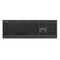 Gembird KB-MCH-06-CYRL Slim wired multimedia keyboard with Type-C adapter, Cyrillic layout, black
