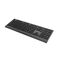 Gembird KB-MCH-06-CYRL Slim wired multimedia keyboard with Type-C adapter, Cyrillic layout, black