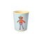 Rice - Melamine Kids Cup with Monkey Print - Matte Blue - 150 ml / Baby and Children
