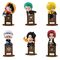One Piece Ochatomo series Mini Figures Pirates Party 4 cm Blind Box Display (8) (Repeat)