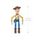 Toy Story - Feature Running Woody 30cm, English (JKL95) / Toys