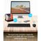 Gembird KBS-WPS-02 Dual-mode slim wireless desktop set, 2.4G+BT, US layout
