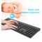 Gembird KB-WPS-03 Dual-mode pro-business slim wireless keyboard, 2.4G+BT, US layout