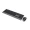 Gembird KBS-WPS-02-CYRL Dual-mode slim wireless desktop set, 2.4G+BT, RU layout