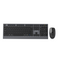 Gembird KBS-WPS-02 Dual-mode slim wireless desktop set, 2.4G+BT, US layout