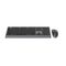 Gembird KBS-WPS-02-CYRL Dual-mode slim wireless desktop set, 2.4G+BT, RU layout