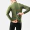 Rockbros TLWT001 ROAD TO SKY windproof insulated cycling jersey M - green
