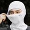 Rockbros LF25699 fleece cycling balaclava - white