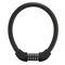 Rockbros RKS870-BK bicycle lock with code, steel cable, 85 cm - black