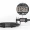 Rockbros RKS870-BK bicycle lock with code, steel cable, 85 cm - black