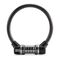Rockbros 87639-4 bicycle lock with code and steel cable - black