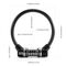 Rockbros 87639-4 bicycle lock with code and steel cable - black