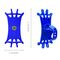 Rockbros LF436 Handlebar Clamp Phone Holder - Blue