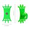 Rockbros LF436 Handlebar Clamp Phone Holder - Green
