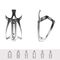 Rockbros RKL02 Aluminum Bottle Cage - Black and Silver