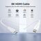 UNITEK HDMI 2.1 8K HDR Cable White 3M