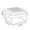 Garden Solar lamp with Dusk Sensor 3 Sizes Terrace Solar Lamp GreenBlue GB127