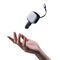 Cuktech CC903P 100W Car Charger with Display and 70cm Retractable USB-C Cable - Gray