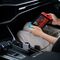 Cuktech CC903P 100W Car Charger with Display and 70cm Retractable USB-C Cable - Gray