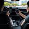 Cuktech CC903P 100W Car Charger with Display and 70cm Retractable USB-C Cable - Gray