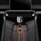 Cuktech CC903P 100W Car Charger with Display and 70cm Retractable USB-C Cable - Gray