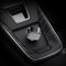 Cuktech CC903P 100W Car Charger with Display and 70cm Retractable USB-C Cable - Gray