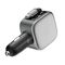 Cuktech CC903P 100W Car Charger with Display and 70cm Retractable USB-C Cable - Gray