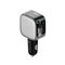 Cuktech CC903P 100W Car Charger with Display and 70cm Retractable USB-C Cable - Gray