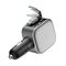 Cuktech CC903P 100W Car Charger with Display and 70cm Retractable USB-C Cable - Gray