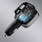 Cuktech CC903P 100W Car Charger with Display and 70cm Retractable USB-C Cable - Gray