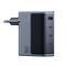 Cuktech AD1404UEU 140W GaN 3x USB-C + USB-A Wall Charger with USB-C Cable - Gray