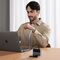 Cuktech AD1404UEU 140W GaN 3x USB-C + USB-A Wall Charger with USB-C Cable - Gray