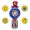 Lexibook - Spidey & His Amazing Friends Electronic Bubble gun with 3D figurine and light & sound effects (PRB30SP) / Toys