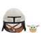 Squishmallows - 30 cm Mandalorian and 9 cm Grogu (270560) / Toys