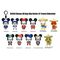 Mickey & Minnie Around the World 3D PVC Bag Clips Series 1 Blind Bag Display (24)