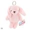 Rabbit assorted plush keychain 12cm