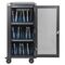 Manhattan Laptop Charging Cabinet Trolley/Cart via USB-C 65W 16" 30-bay, Suitable for USB-C laptops (to 16"), iPads, MacBooks, Chromebooks, other USB-C devices, Bays 395x32.5x290mm, USB-C charging cables included,Cabinet, UK & EU