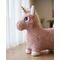 KREA - Hop And Bounce Plush Unicorn, Rose Col. (36-2051) / Toys