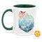 Glassstaff Gift Set Mug & Dice D20 A D20 Scene
