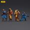 Zombie Dark Source Action Figures 4-Pack Biochemical Lab Team 8 cm