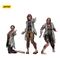 Zombie Dark Source Action Figures 3-Pack Scientists (Female) 8 cm