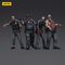 Zombie Dark Source Action Figures 4-Pack Police (Male) 8 cm