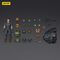 Steel Ride Corps Dark Source Action Figur Assaulter Stephen 7 cm