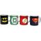 DC Comics Ceramic Mini Coffee Mugs Logos 8 cm Set (4)