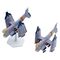 Rebuild of Evangelion SYUTO Tiny Scale Plastic Model Kit UNAF Close Air Support VTOL Aircraft YAGR-3B 5 cm