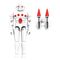 Micronauts ReAction+ Action Figure Force Commander 9 cm