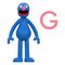 Sesame Street ReAction Action Figure Wave 05 Grover 10 cm