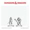 Dungeons & Dragons Nolzur's Marvelous Miniatures Unpainted Miniature Dragonborn Paladin & Dragonborn Squire 14 cm