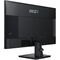 MSI Pro MP245G 24 Inch Monitor, FHD (1920 x 1080), 100Hz, IPS, 1ms, 1x HDMI 1.4b, 1x DP 1.2a output, 1x D-Sub(VGA), Built-in Speakers, Anti-Glare, Anti-Flicker, Less Blue light, TÜV Certified, VESA, Kensington, Black