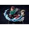 DEMON SLAYER - Tanjiro & Giyuu - Statue 13cm